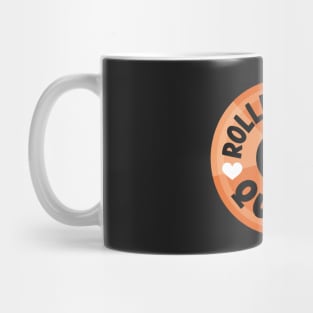 Roller Girls Love Their Quads - Orange Mug